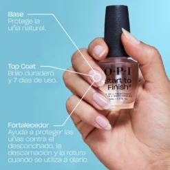 Tratamentos de unhas Start to Finish 3 em 1