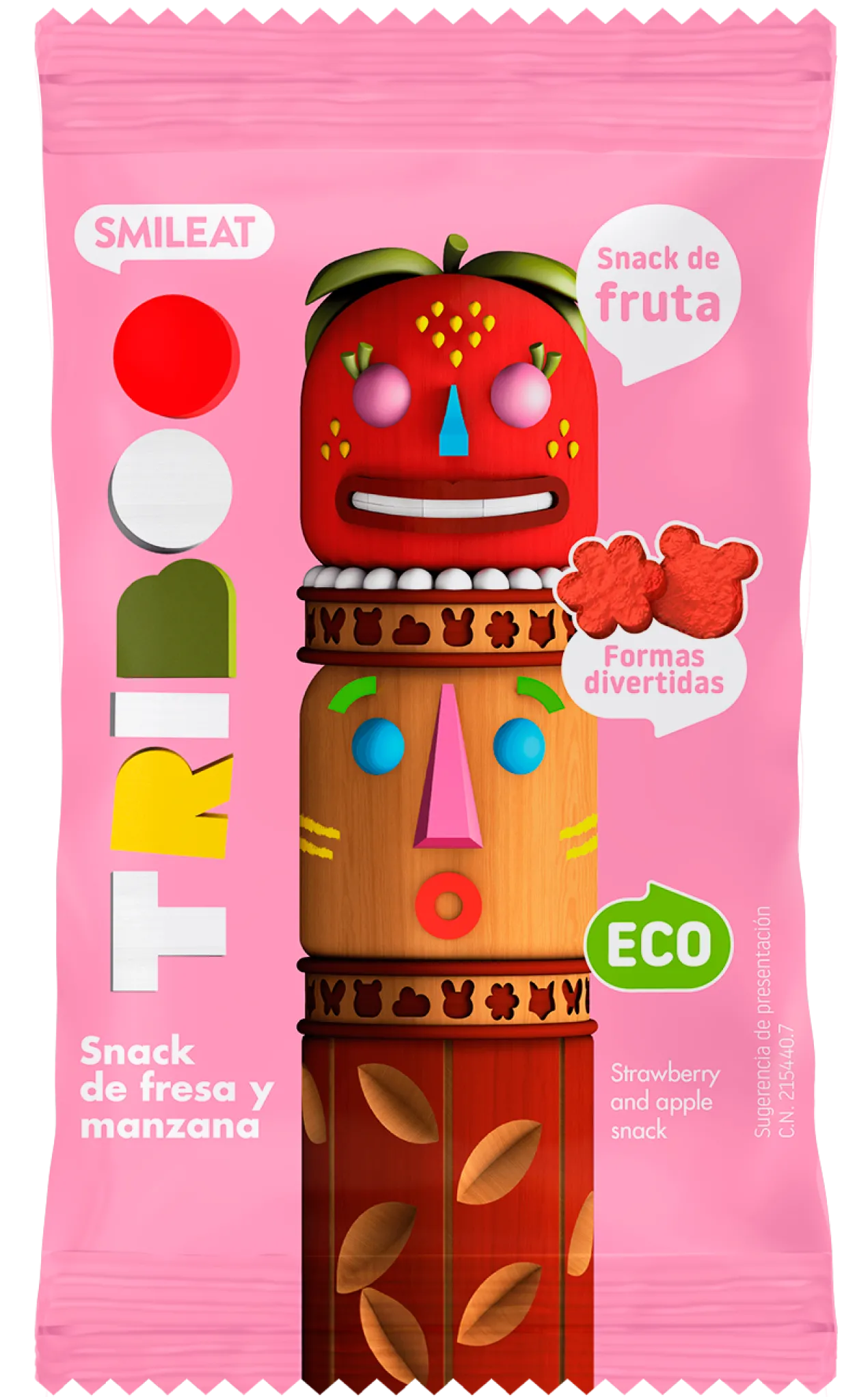 Triboo Snack de Morango e Maçã Biológico