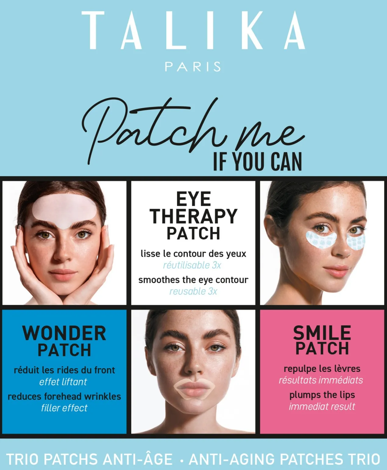 Trio de Patches Anti-Idade Patch Me If You Can