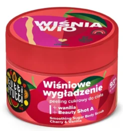 Tutti frutti cereja e baunilha esfoliante corporal