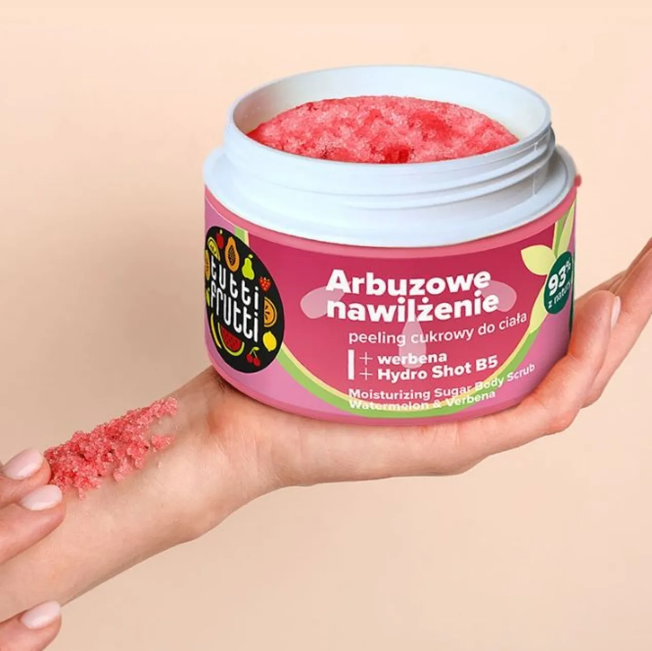 Tutti Frutti Esfoliante Corporal Hidratante de Melancia + Vitamina B5