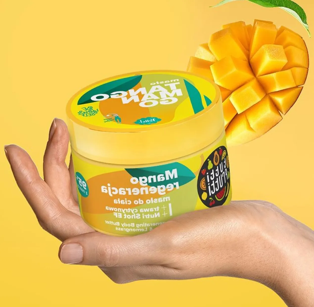 Tutti Frutti Manteiga Corporal Regeneradora com Manga e Erva Limão + Nutri Shot EF
