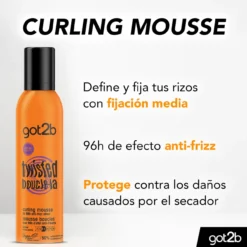 Twisted Curling Mousse Espuma Caracóis Perfeitos