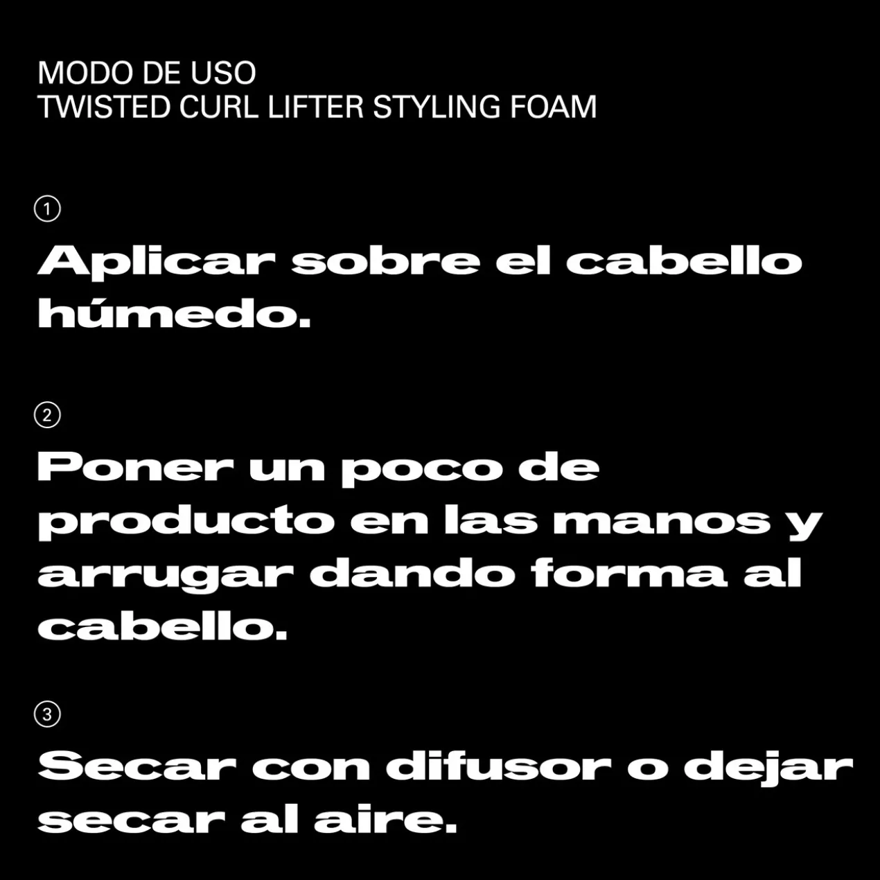 Twisted Curl Lifter Espuma de Styling