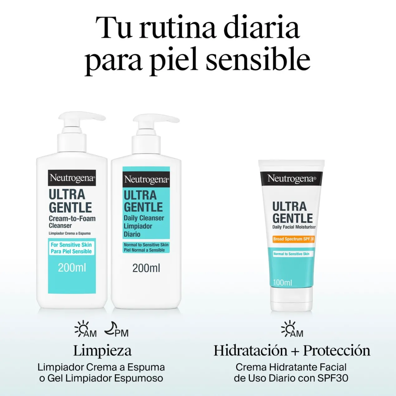 Ultra Gentle Creme Solar Hidratante Facial SPF30