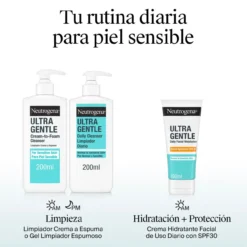 Ultra Gentle Gel Limpador Facial Creme em Espuma