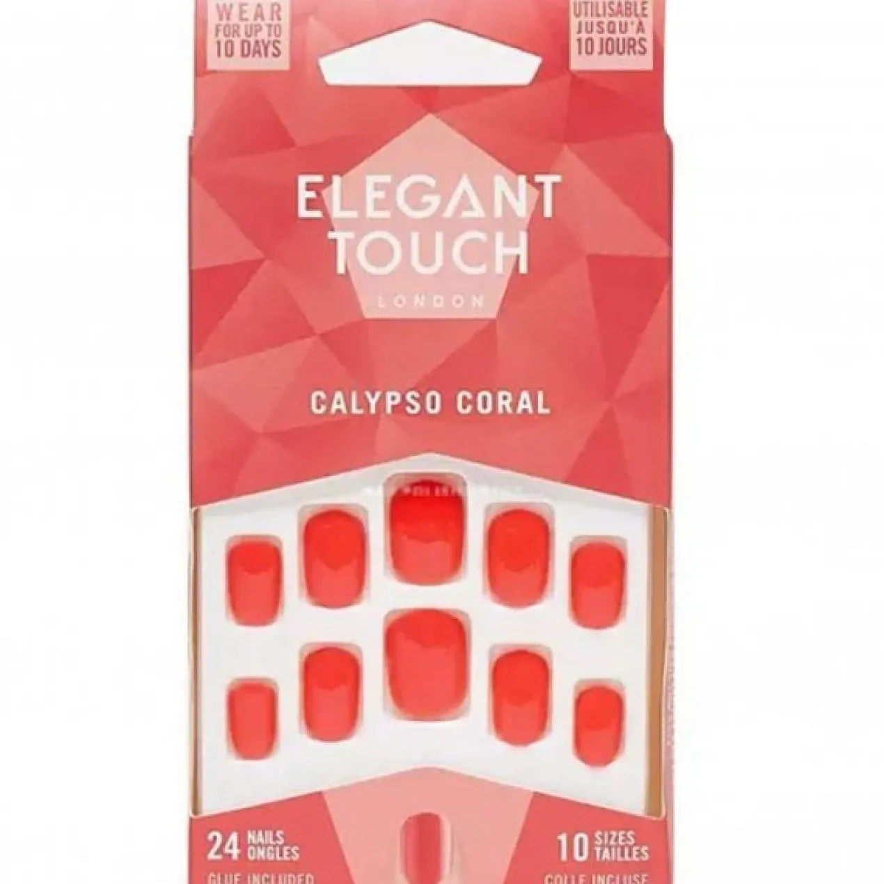 Unhas Postiças Calypso Coral