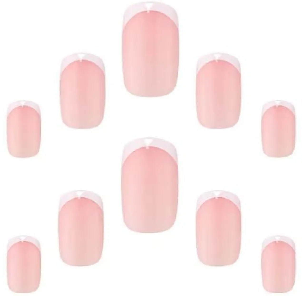 Unhas Postiças Elegant Touch Salon French 160
