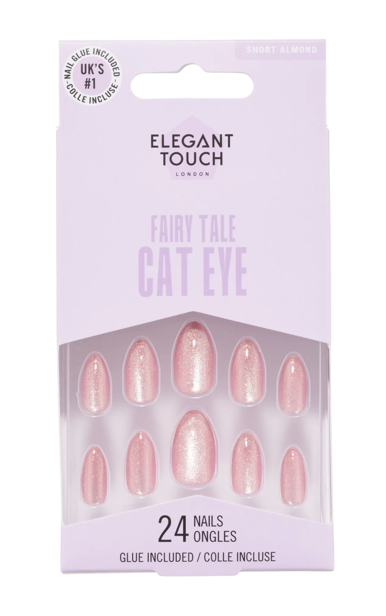 Unhas Postiças Fairy Tale Cat Eye Short Almond