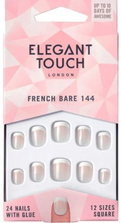 Unhas postiças French Bare 144