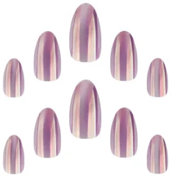 Unhas Postiças Gel Finish Mirror Cat Eye