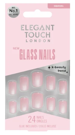 Unhas Postiças Glass Nails Glass Lychee