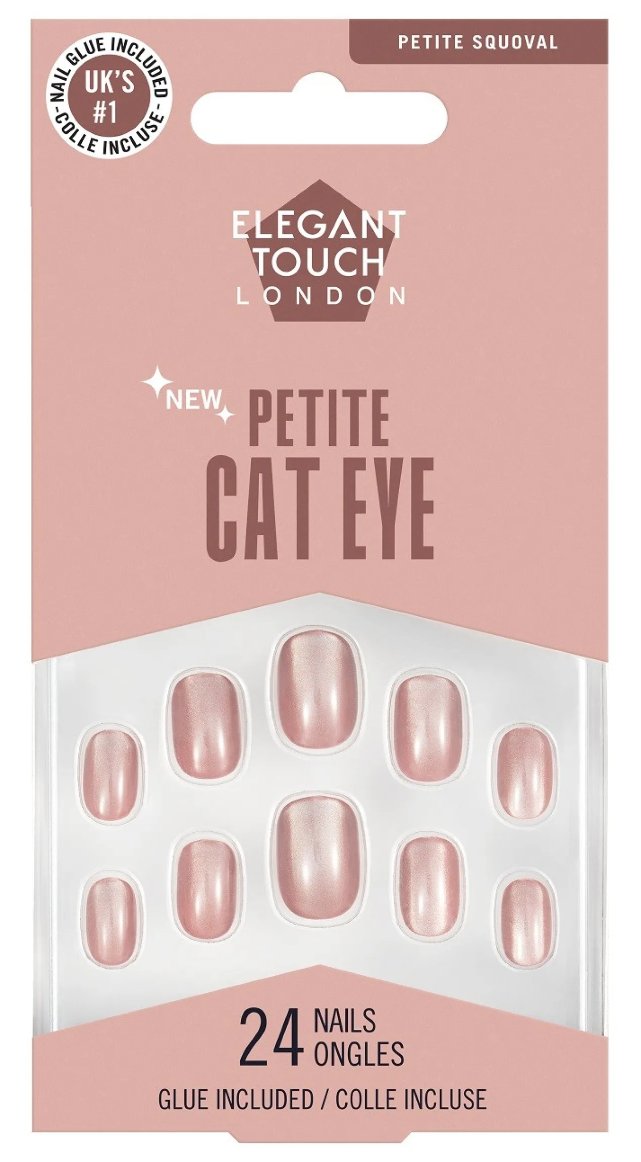 Unhas postiças Petite Cat Eye Warm Velvet Edição Limitada