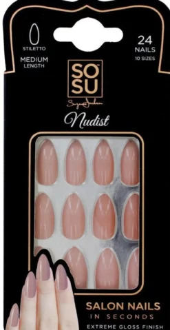 Unhas Postiças Stiletto Nudist