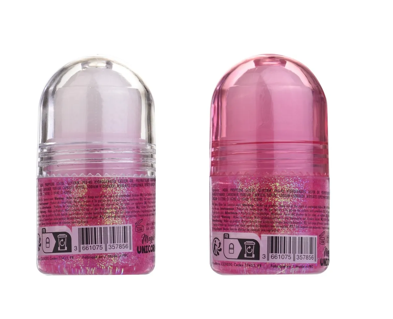 Unicorn Gel Corporal com Brilho Roller