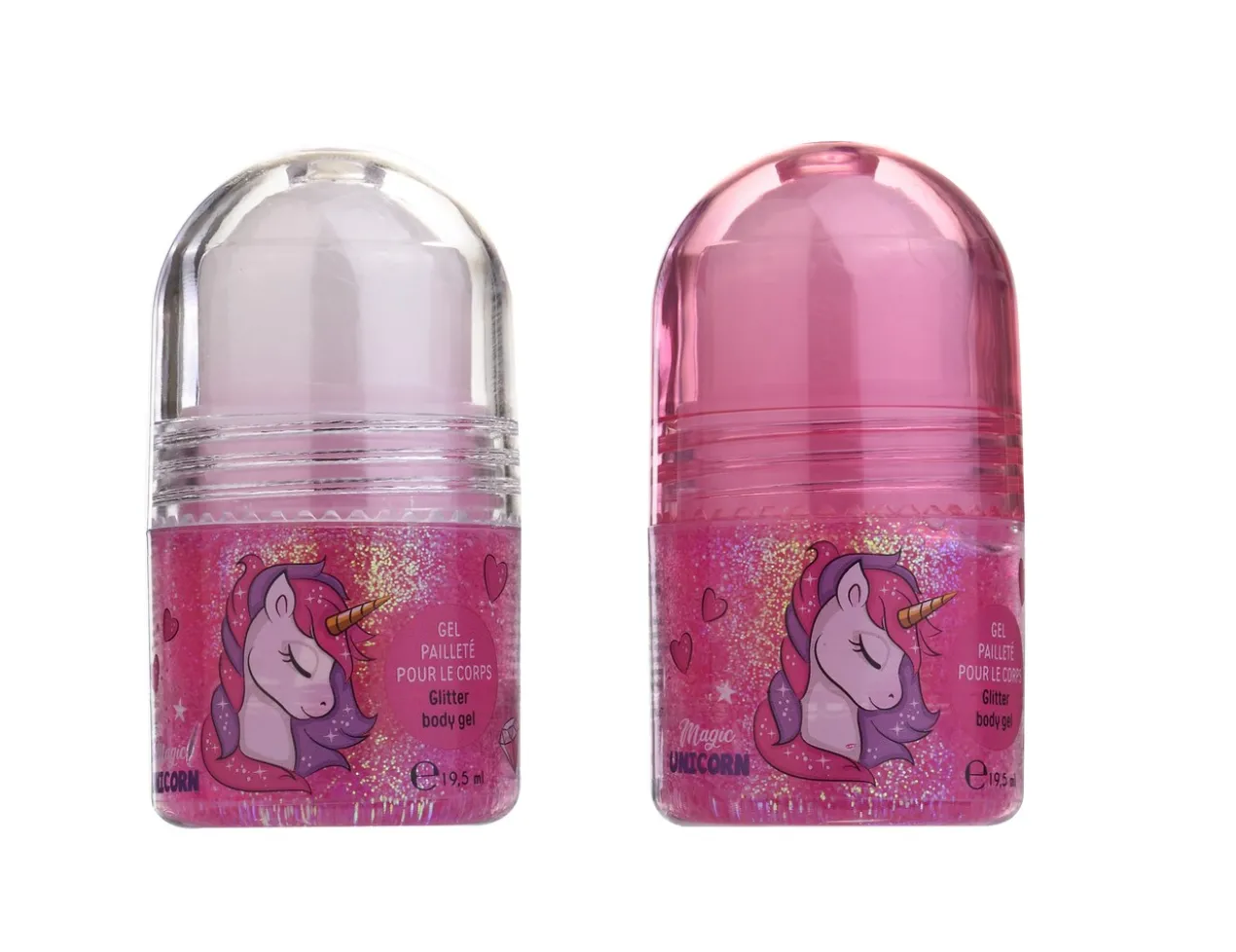 Unicorn Gel Corporal com Brilho Roller