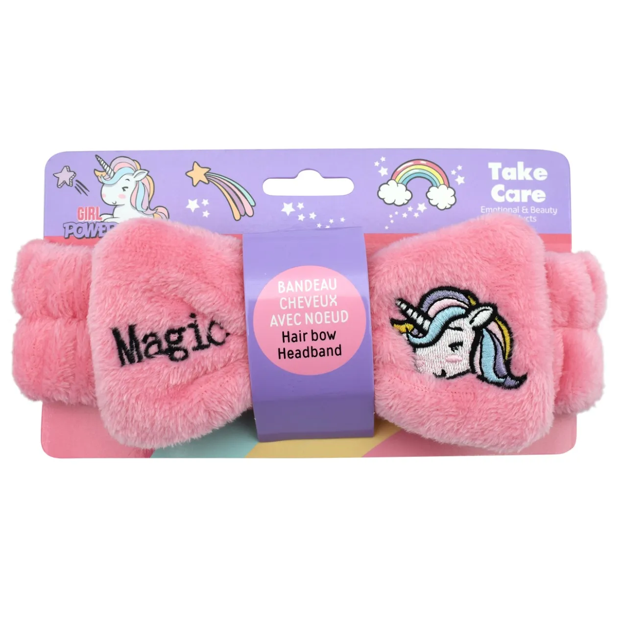 Unicórnio Banda para o Cabelo com Laço