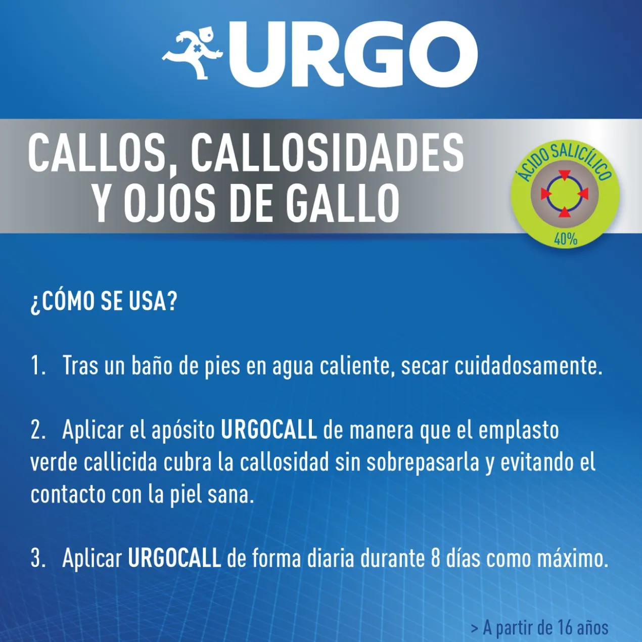 Urgocall Calos Instalados e Dolorosos