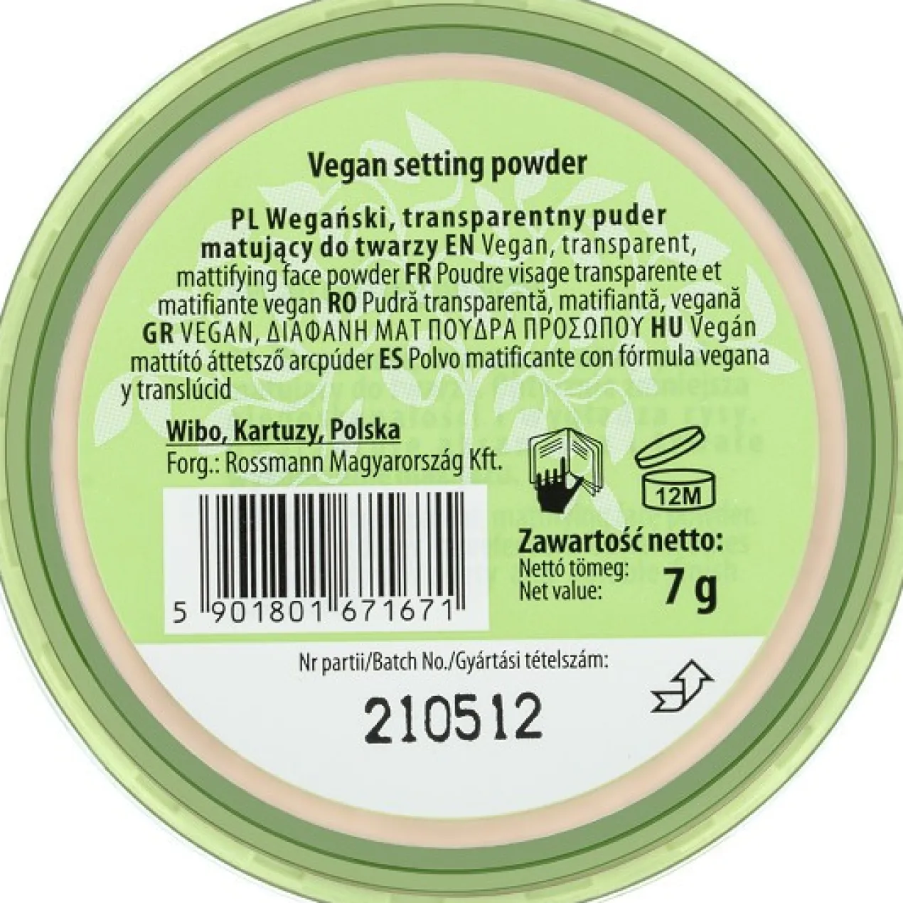 Vegan Pó Solto Facial