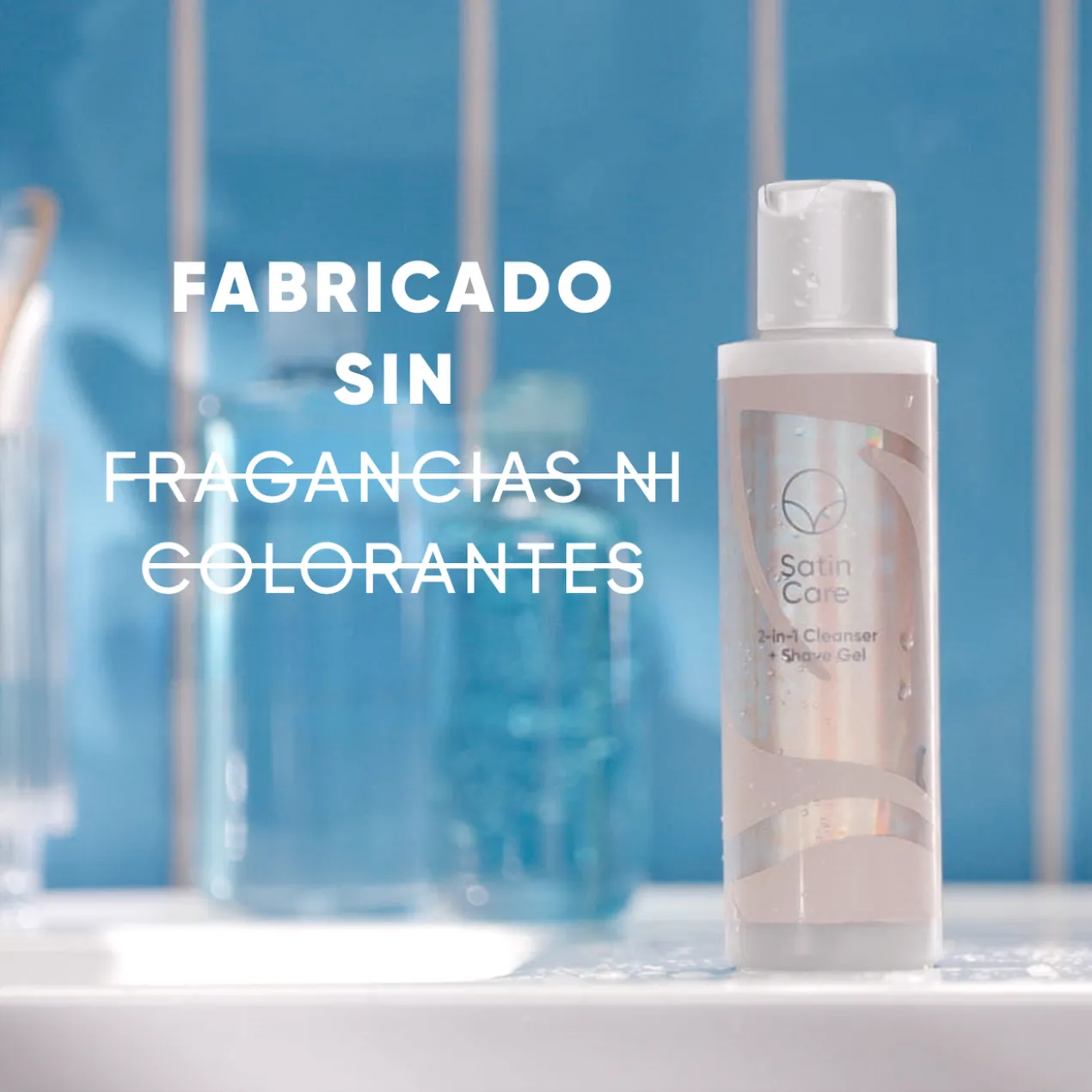 Venus Satin Care 2 em 1 Gel de Limpeza + Gel de Depilação