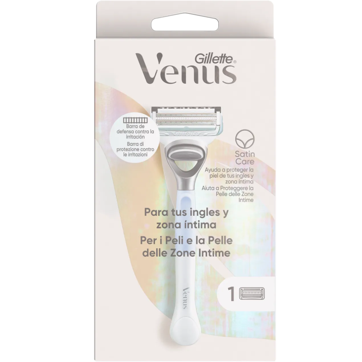 Venus Satin Care Máquina de Depilar Virilhas e Zona Íntima