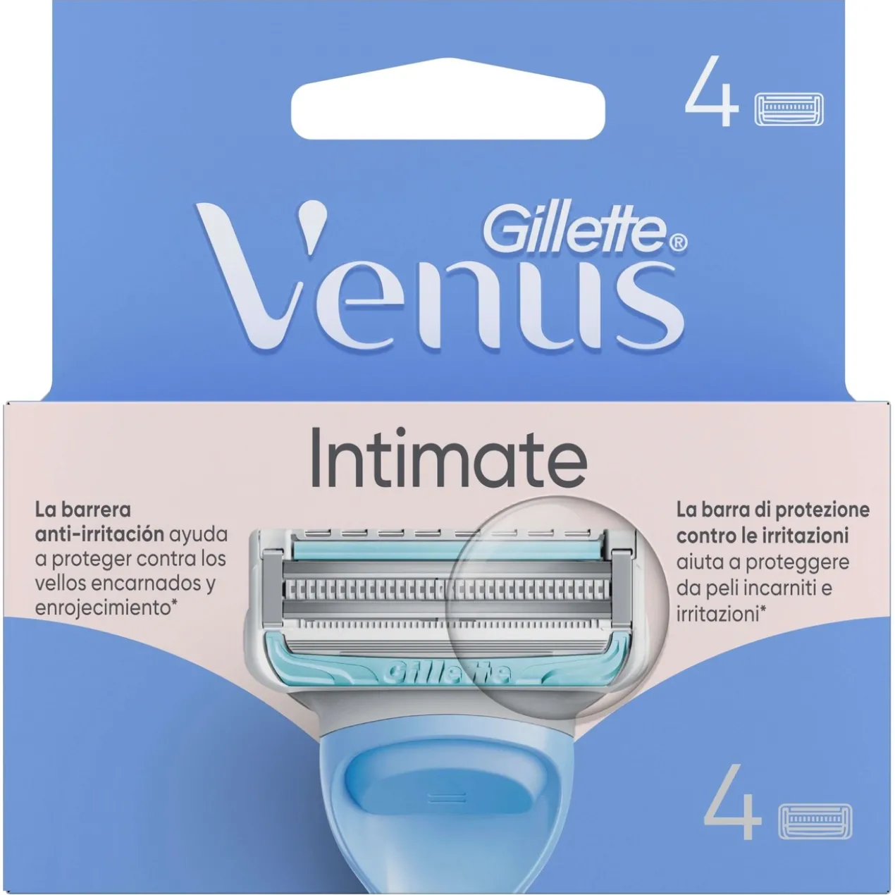 Venus Satin Care Recargas Máquina de Depilar Virilhas e Zona Íntima