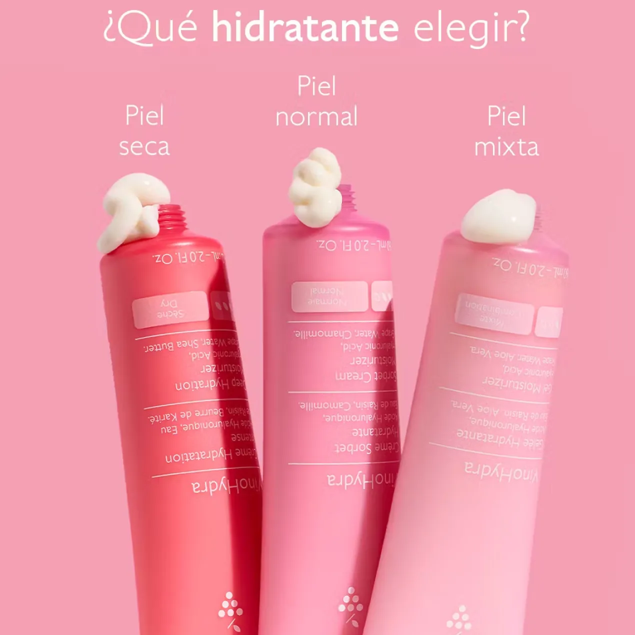 VinoHydra Gel-Creme Hidratante com Ácido Hialurónico + Aloé Vera