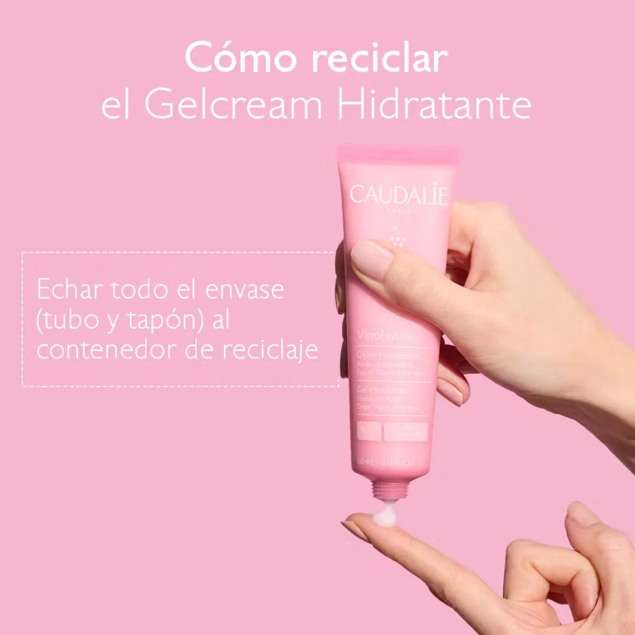 VinoHydra Gel-Creme Hidratante com Ácido Hialurónico + Aloé Vera