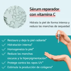 Vitamina C & Ácido Hialurónico Sérum Reparador