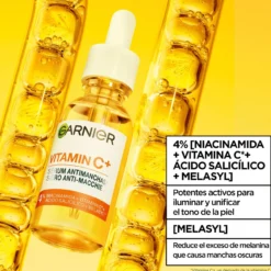 Vitamina C Sérum Antimanchas com 4% de [Niacinamida + Vitamina C + Ácido Salicílico + Melasyl]