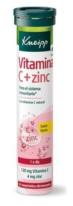 Vitamina C + Zinco Comprimidos Efervescentes