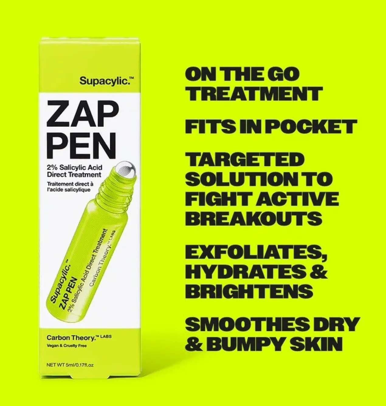 Zap Pen Anti-Imperfeições Tratamento Direto com 2% de Ácido Salicílico