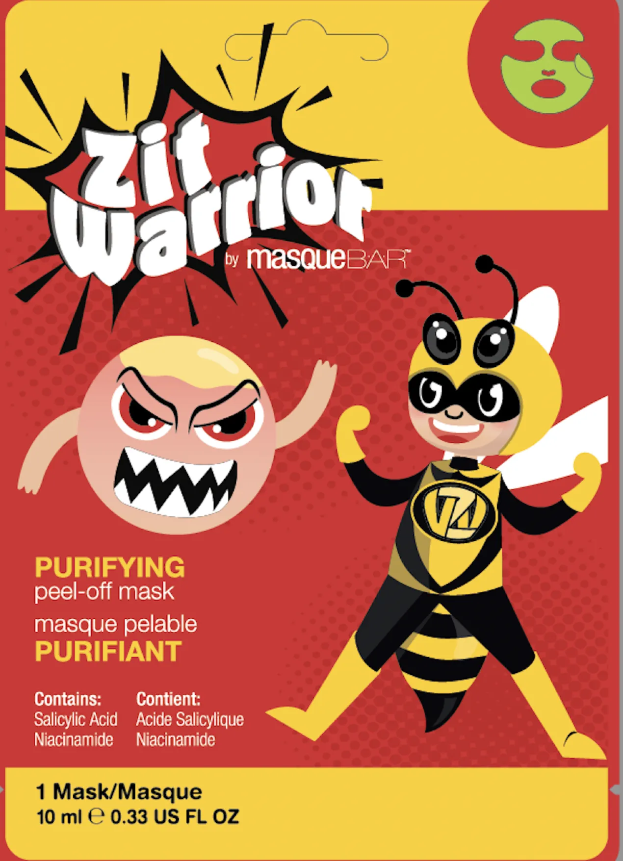 Zit Warrior Máscara Facial Purificante